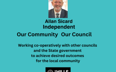 Working co-operatively with other councils and the State government to achieve desired outcomes for the local community.