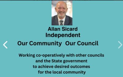 Working co-operatively with other councils and the State government to achieve desired outcomes for the local community.