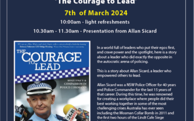 THE COURAGE TO LEAD – RESILIENCE AND COMPASSION IN POLICE COMMAND 2024 BOOKINGS