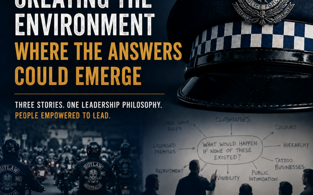 Creating the Environment Where the Answers Could Emerge
