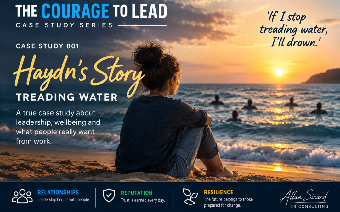 HAYDN’S STORY – TREADING WATER – SUPPORTIVE WORKPLACE CULTURE